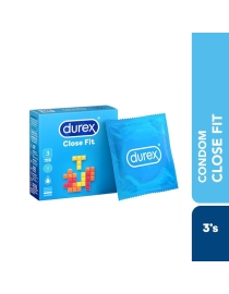 Prezervatīvi Durex Close Fit 3 gab. kastite